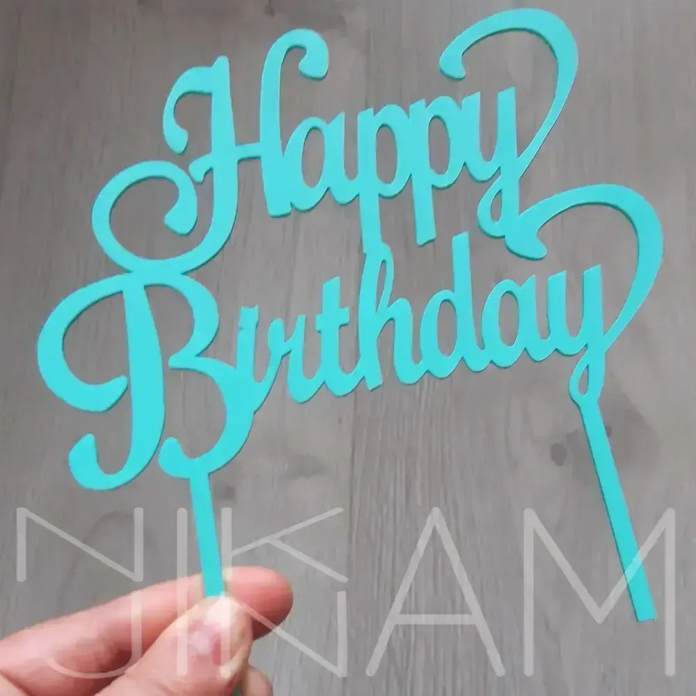 Dortový zápich Happy Birthday